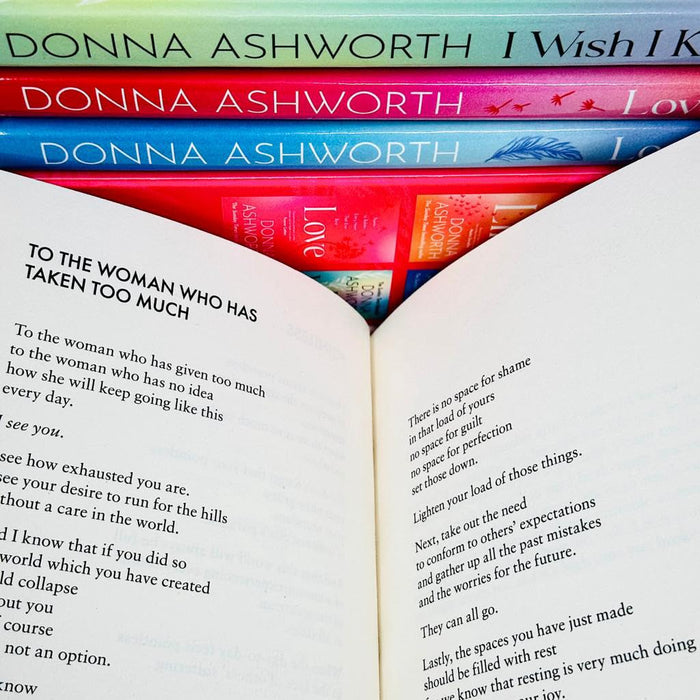 Donna Ashworth Collection 4 Books Set Hardback (I Wish I Knew, Love, Loss & Life)