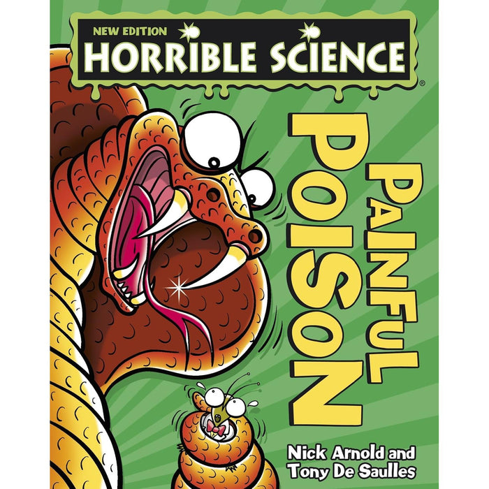 Horrible Science Collection 3 Books Set By Nick Arnold (Ugly Bugs, Painful Poison & Killer Energy)