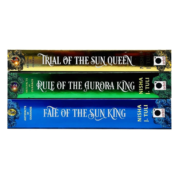 Artefacts of Ouranos Series 3 Books Collection Set By Nisha J. Tuli (Trial of the Sun Queen