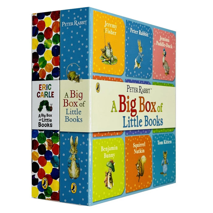 The World of Eric Carle Big Box of Little Books By Eric Carle & Peter Rabbit A Big Box of Little Books By Beatrix Potter Collection