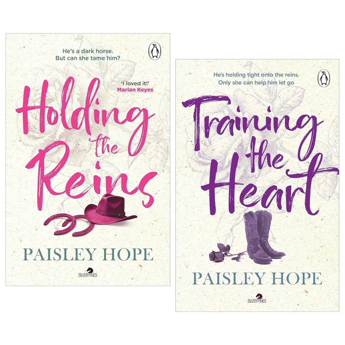 Silver Pines Ranch Series By Paisley Hope 2 Books Collection Set (Holding the Reins and Training the Heart)