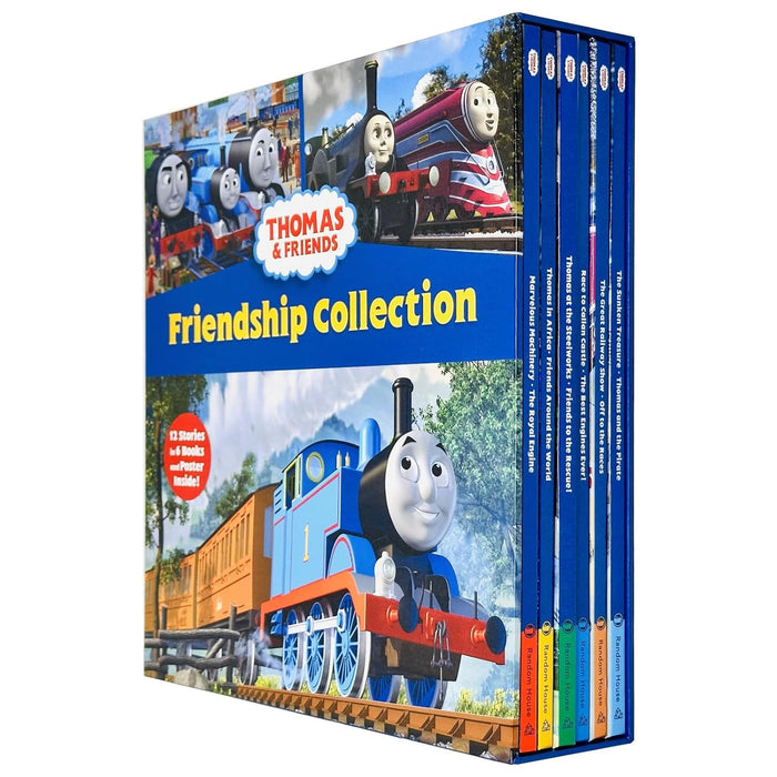 Thomas & Friends Friendship Collection 12 Stories in 6 Books Set and Poster Inside