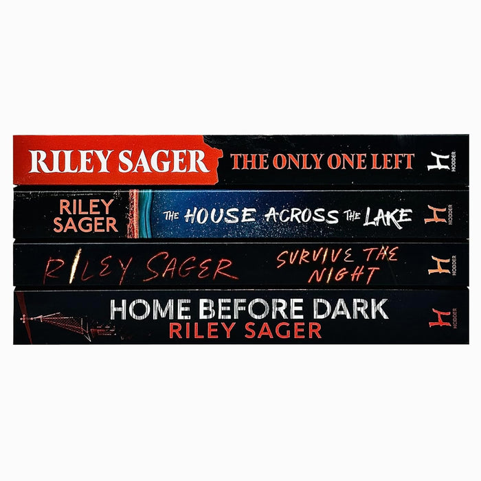 Riley Sager Collection 4 Books Set (Home Before Dark, Survive The Night, The House Across The Lake & The Only One Left)