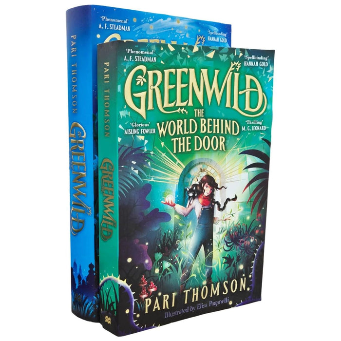 Greenwild Series by Pari Thomson 2 Books Collection Set (The World Behind The Door & The City Beyond the Sea [Hardback])