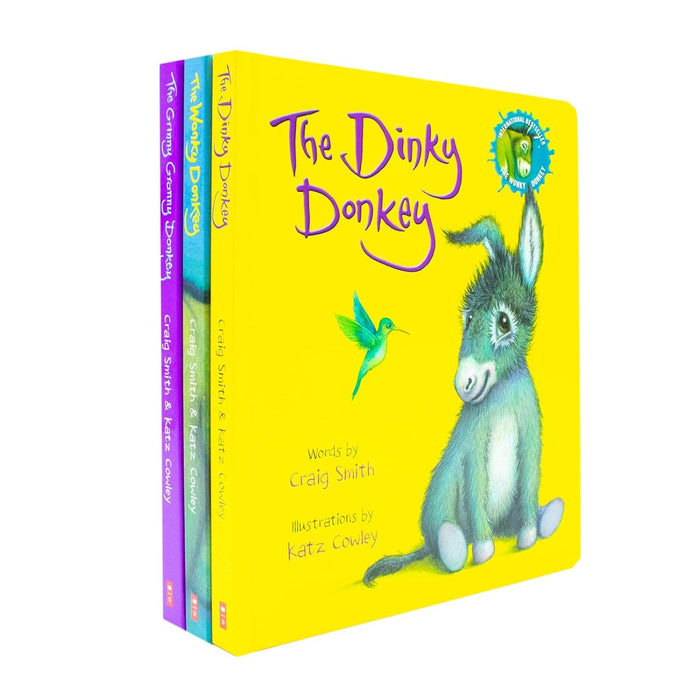 The Wonkey Donkey 3 Books Collection Box Set By Craig Smith(The Wonkey Donkey, The Dinkey Donkey & The Grinny Granny Donkey