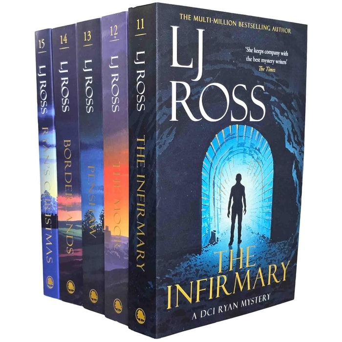 The DCI Ryan Mysteries 5 Books Collection Set: Volume 11-15 (The Infirmary, The Moor, Penshaw, Borderlands & Ryan's Christmas)