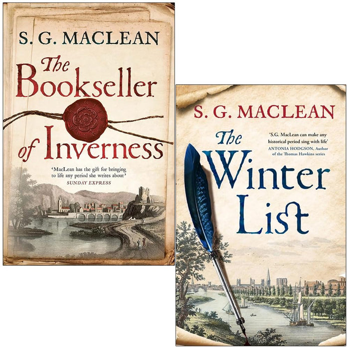 S.G. MacLean Collection 2 Books Set (The Bookseller of Inverness and The Winter List)