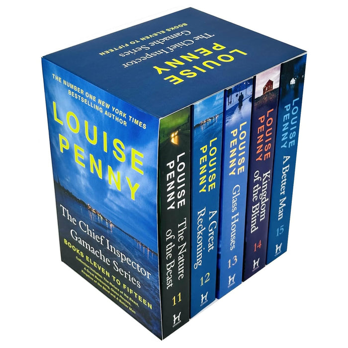 Chief Inspector Gamache Book Series 11-15 Collection 5 Books Set (The Nature of the Beast, A Great Reckoning, Glass Houses, Kingdom of the Blind, A Better Man)