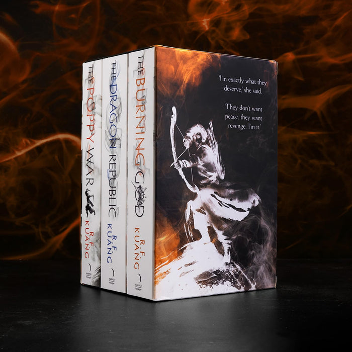 Poppy War Series 3 Books Collection Boxset By R.F. Kuang (The Poppy War, The Dragon Republic, The Burning God)