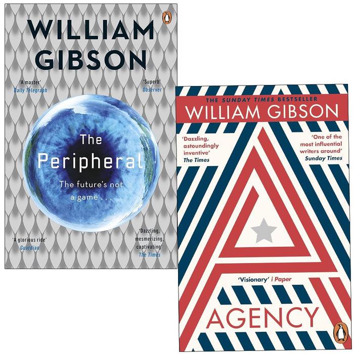 The Jackpot Trilogy 2 Books Collection Set By William Gibson (The Peripheral & Agency)