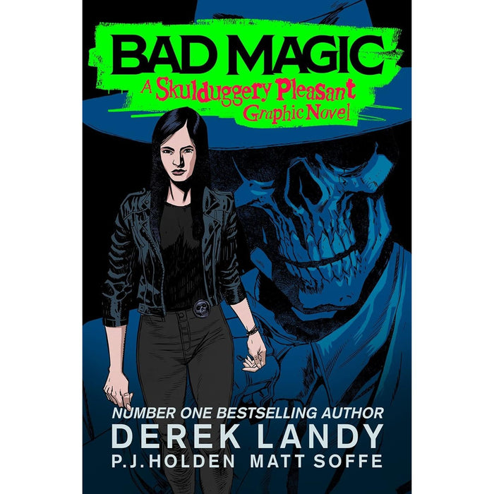 Skulduggery Pleasant Derek Landy Collection 3 Books Set (A Mind Full of Murder, Bad Magic & Hell Breaks Loose) - The Book Bundle