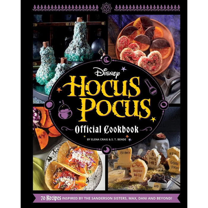 Disney Hocus Pocus The Official Cookbook, Doctor Who The Official Cookbook & The Unofficial Harry Potter Cookbook 3 Books Collection Set