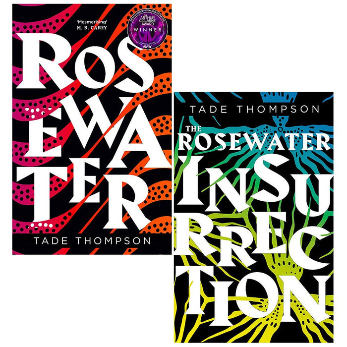 Rosewater Tade Thompson 2 Books Collection Set (Rosewater, The Rosewater Insurrection)