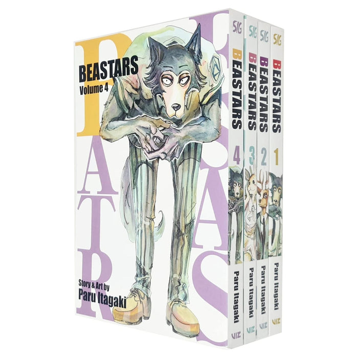 Beastars Series Vol 1-4 Collection 4 Books Set By Paru Itagaki