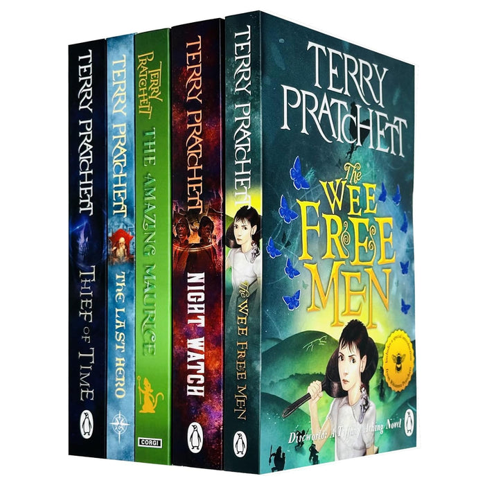 Terry Pratchett Discworld Novels Series 6 :5 Books Collection Set