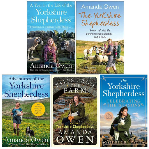 The Yorkshire Shepherdess Series 5 Books Collection Set by Amanda Owen - The Book Bundle