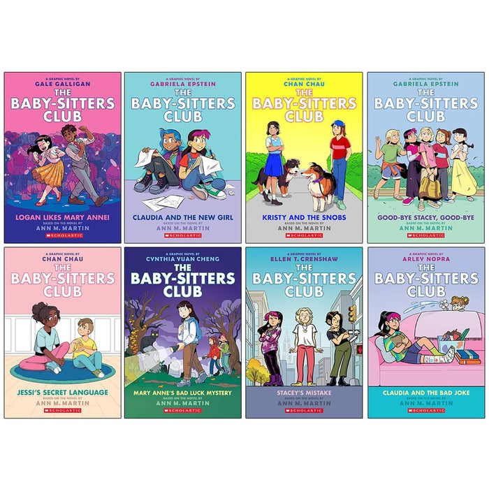 Babysitters Club Graphix #8-15 Books Collection Set: Full-Color Edition (Baby-Sitters Club Graphic Novel)