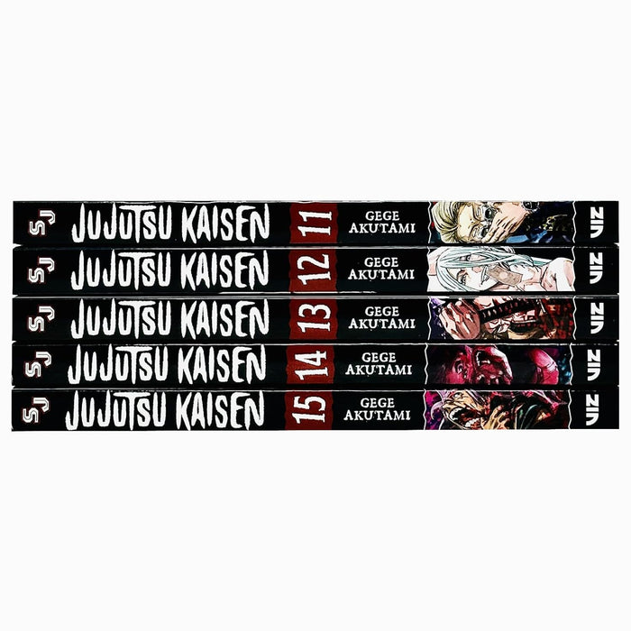 Jujutsu Kaisen Series Vol 11-15: 5 Books Collection Set By Gege Akutami