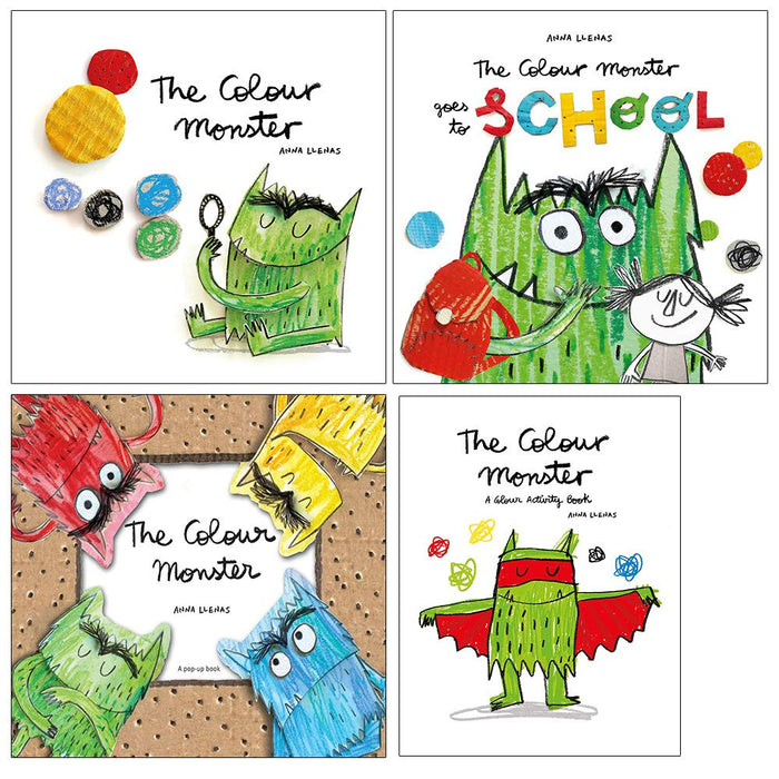 Anna Llenas The Colour Monster Collection 4 Books Set