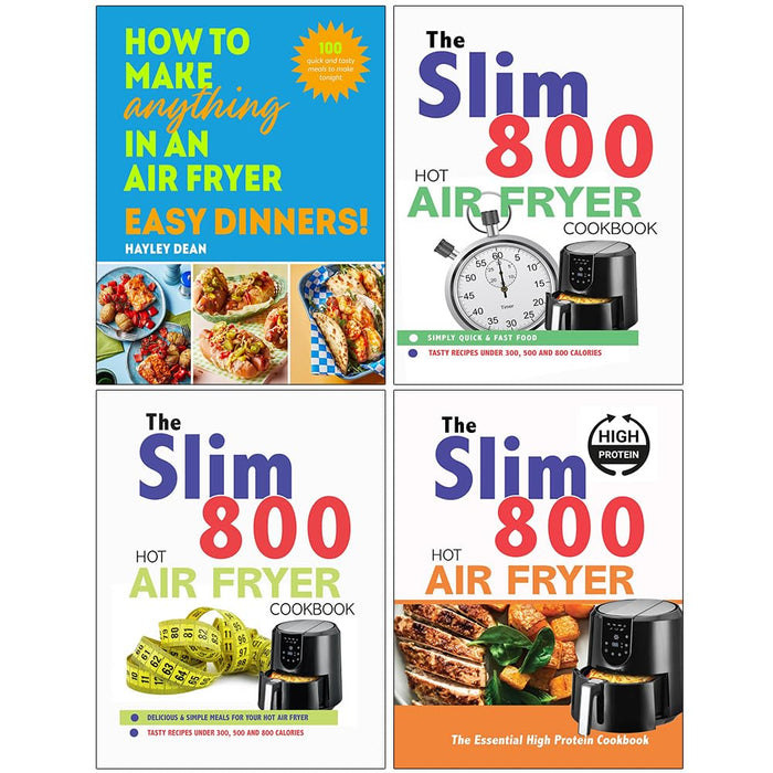 How to Make Anything, The Slim 800 Hot , Hot Air Fryer & The Essential High 4 Books Collection Set