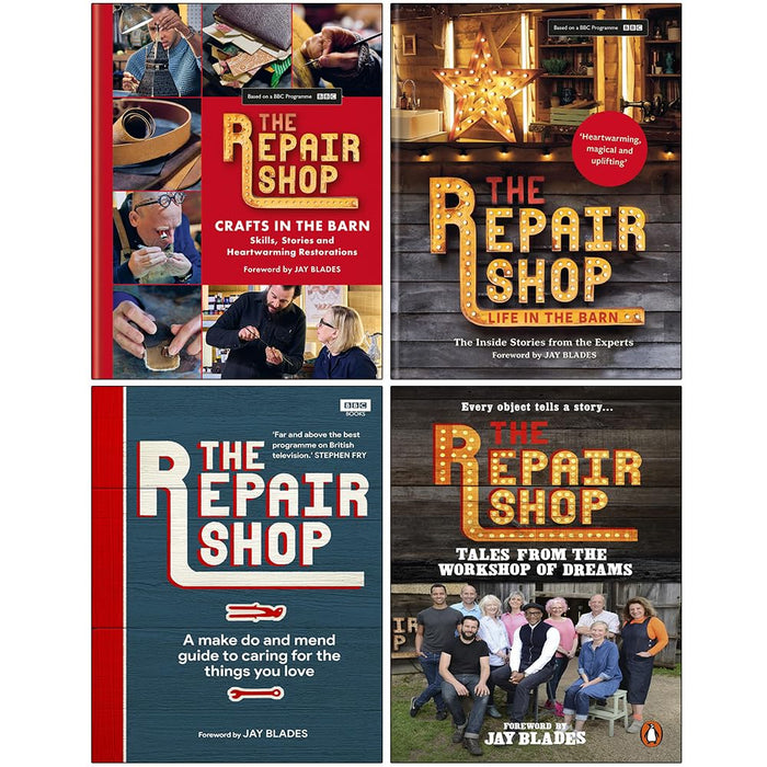 The Repair Shop Collection 4 Books Set (Crafts In The Barn, Life In The Barn, A Make Do and Mend Handbook & Tales from the Workshop of Dreams)