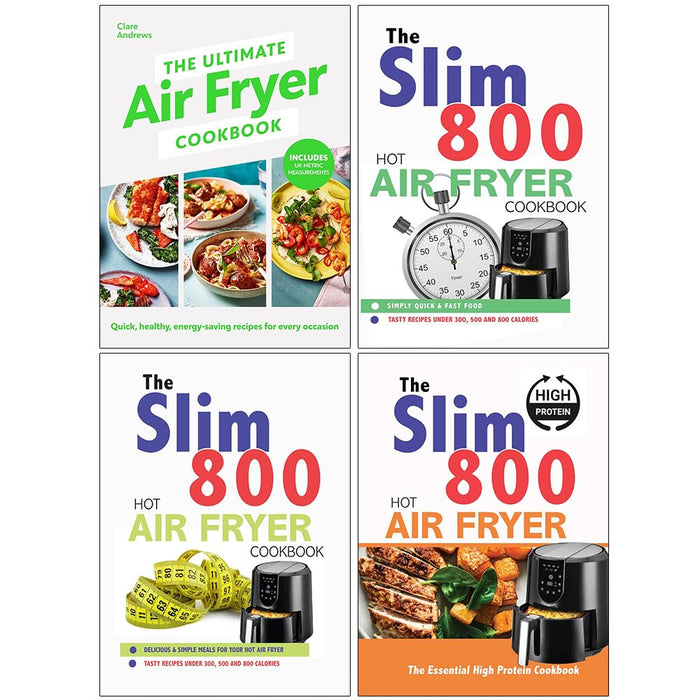 The Ultimate Air , The Slim 800,  Hot Air Fryer , The Essential High 4 Books Set