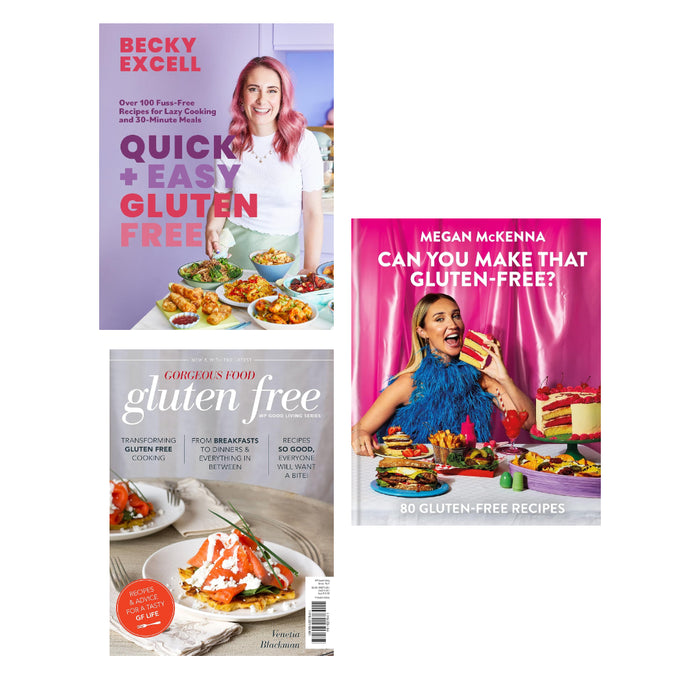 Can You Make That Gluten-Free? (HB), Gorgeous Food Gluten Free , Quick and Easy Gluten Free (HB) 3 Books Set