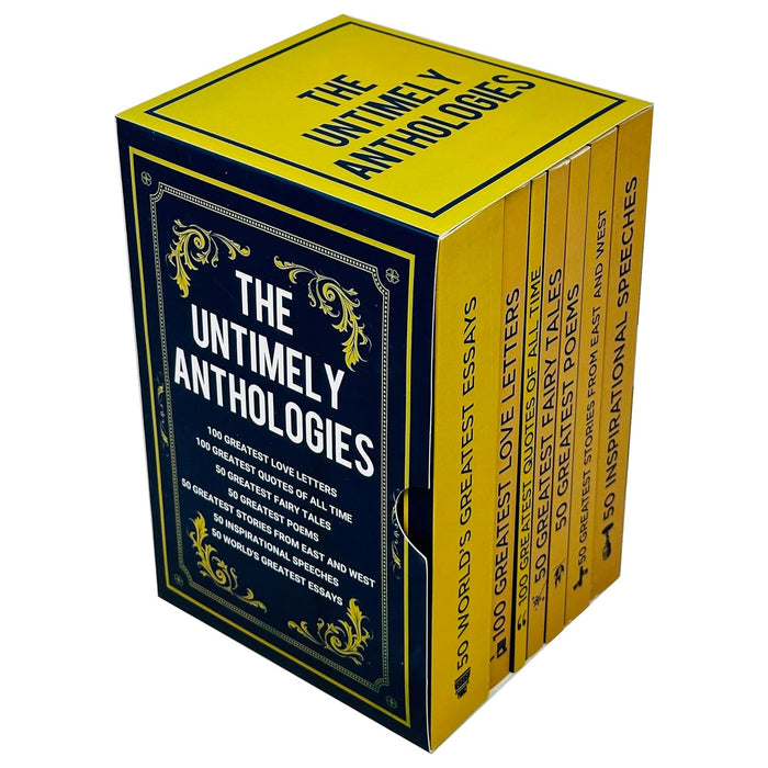 The Untimely Anthologies 7 Books Collection Set (50 World’s Greatest Essays)