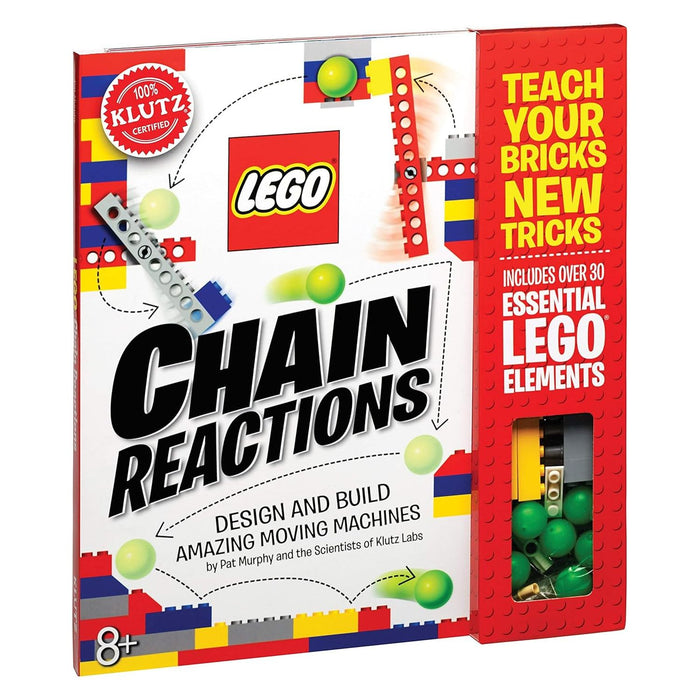 LEGO Gadgets (Klutz) & [Spiral-bound] Lego Chain Reactions 2 Books Collection Set