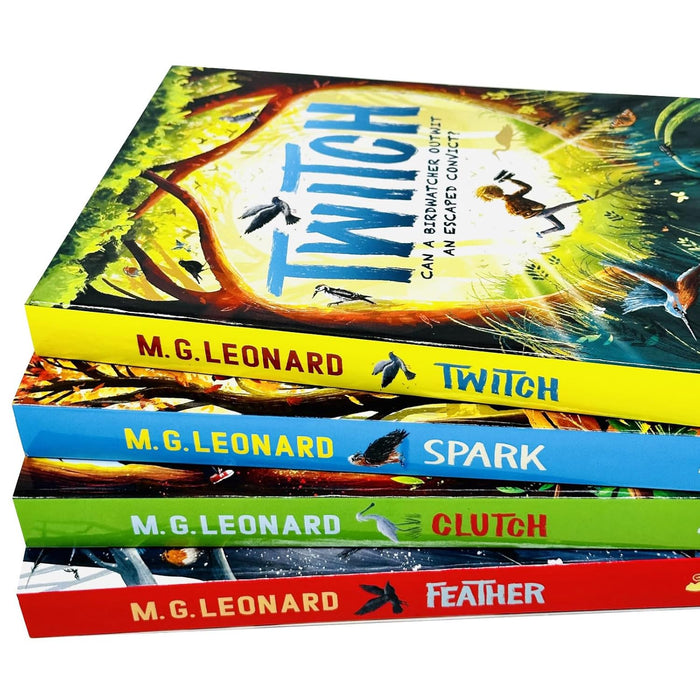 The Twitchers Series 4 Books Collection Set (Twitch, Spark, Clutch & Feather)