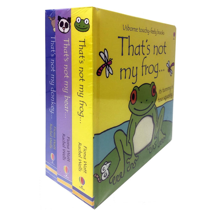 Thats Not My Animals 3 Books Collection Set (Thats Not My Frog, Thats Not My Bear, Thats Not My Donkey) Hardcover