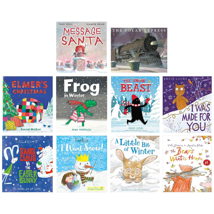 Cosy Christmas 10 Classic Festive Stories Picture Books Collection (A Message For Santa)