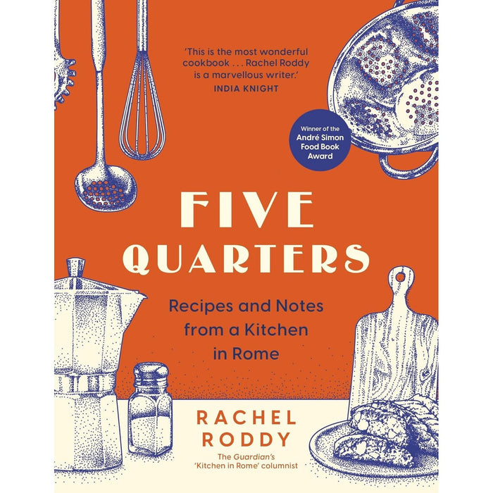 Five Quarters and Two Kitchens 2 Books Collection Set By Rachel Roddy