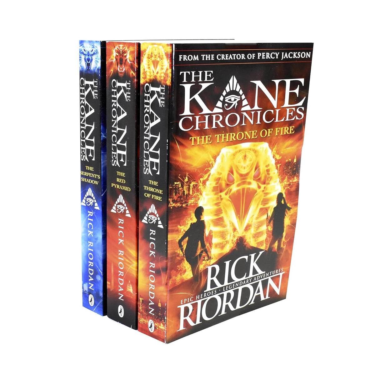 Kane Chronicles Series 3 Books Collection Set by Rick Riordan Paperback ...