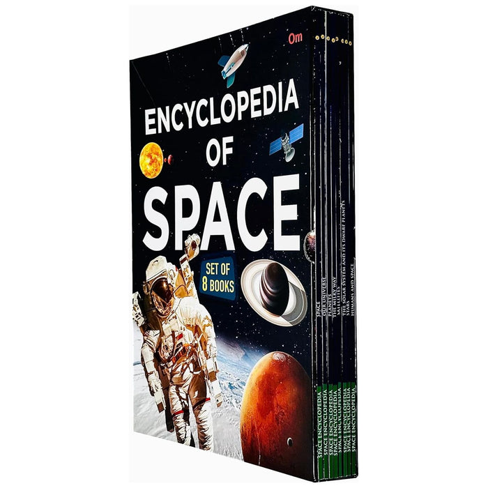 Encyclopedia Of Space Set Of 8 Books (Space, Our Universe, Planets, Milky Way, Satellites)