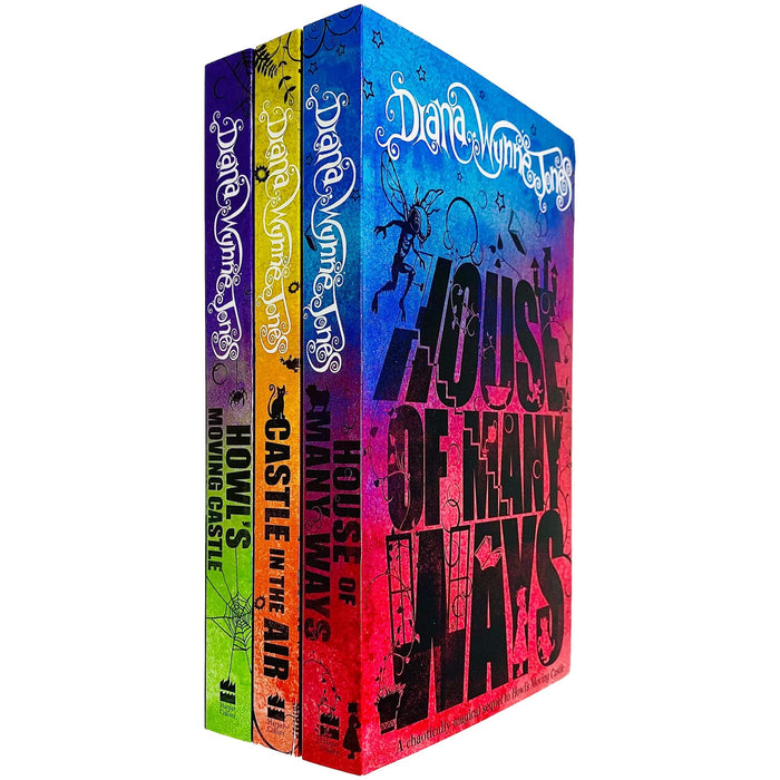 Land of Ingary Trilogy Howl's Moving Castle Complete Series 3 Books Collection Set By Diana Wynne Jones (OLD COVER) (Howl's Moving Castle, Castle in the Air, House of Many Ways)