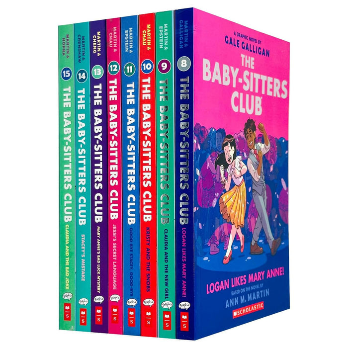 Babysitters Club Graphix #8-15 Books Collection Set: Full-Color Edition (Baby-Sitters Club Graphic Novel)