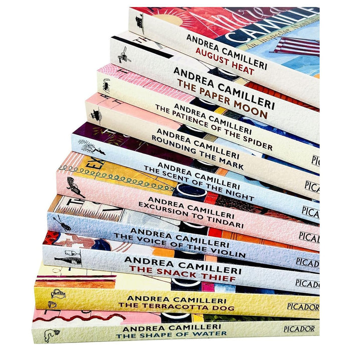 Inspector Montalbano Mysteries Series Books 1 - 10 by Andrea Camilleri