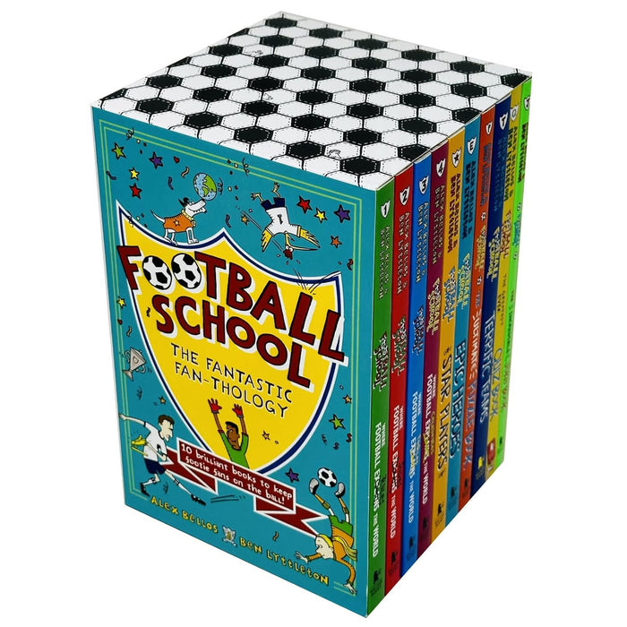 Football School The Fantastic Fan-Thology 10 Books Collection Box Set By Alex Bellos & Ben Lyttleton