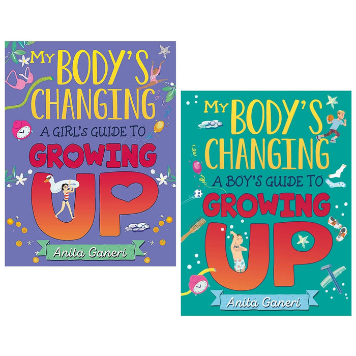 My Body's Changing Series 2 Books Collection Set (A Boy's and Girl's Guide to Growing Up)