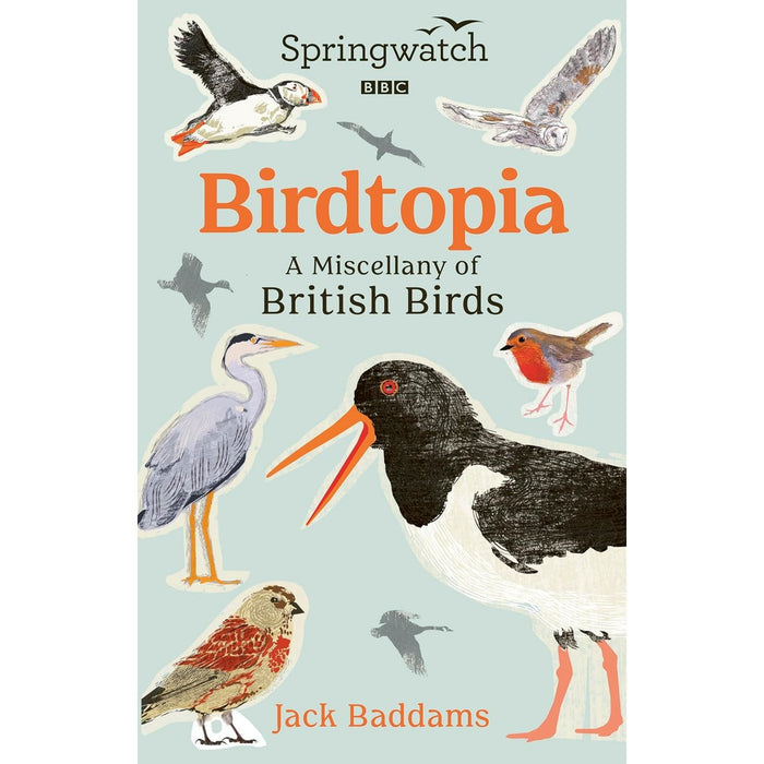 Springwatch: Birdtopia (HB) & RSPB Pocket Guide to British Birds: Second edition 2 Books Set