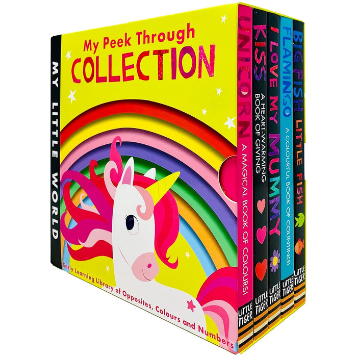 My Little World Series My Peek Through Collection 5 Books Box Set: Early Learning Library