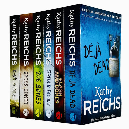 Temperance Brennan Series 6 Books Collection Set By Kathy Reichs (Deja Dead) - The Book Bundle