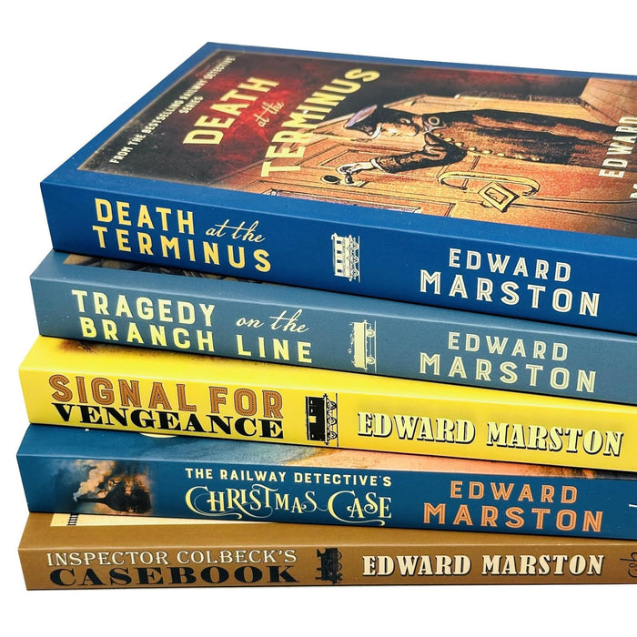 Railway Detective Series 5 Books Collection Set By Edward Marston (Death at the Terminus)