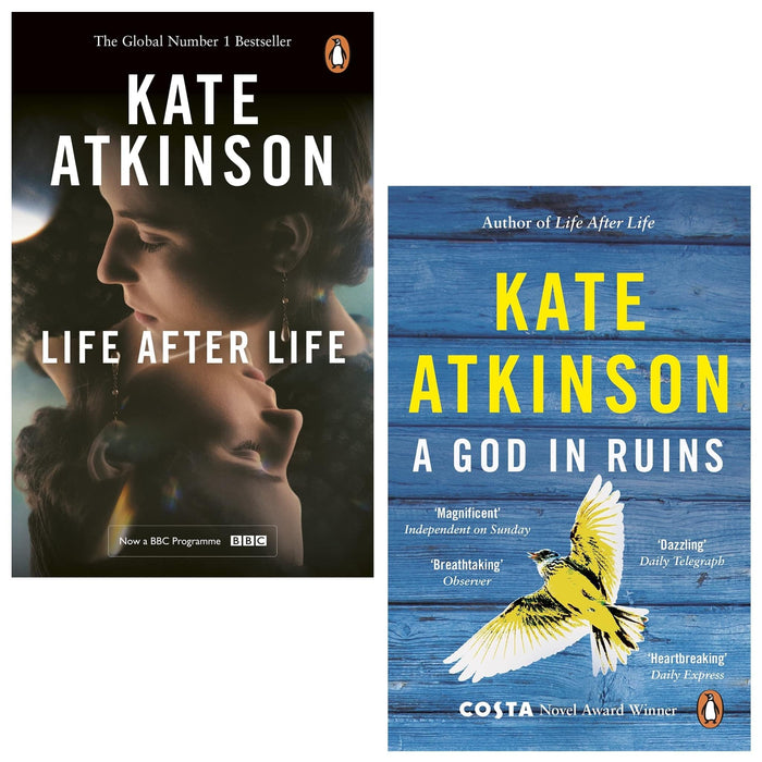 Todd Family Series By Kate Atkinson 2 Books Collection Set (A God in Ruins, Life After Life)