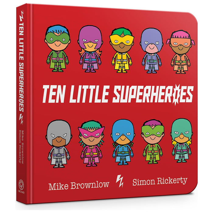 Ten Little Superheroes Board Book