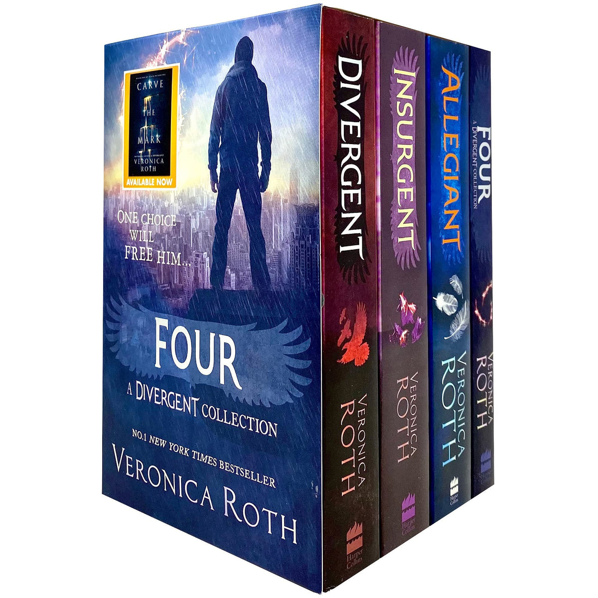 Divergent Series Complete 4 Books Collection Box Set by Veronica Roth ...