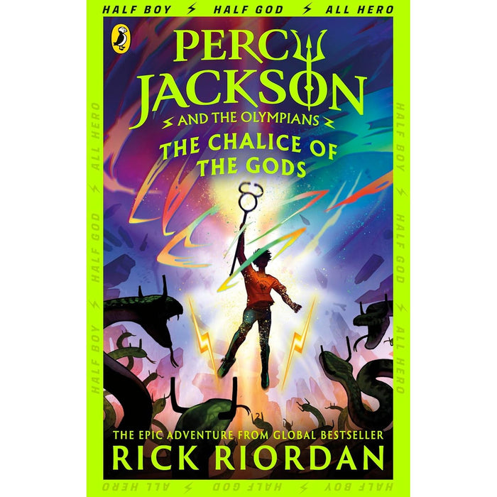 Percy Jackson and The Olympians Series By  Rick Riordan 2 Books Set (The Chalice of the Gods, Wrath of the Triple Goddess(HB))