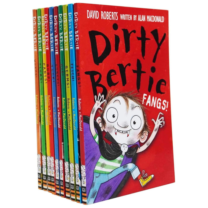 Dirty Bertie Series 1 Collection By Alan MacDonald 10 Books Gift Set