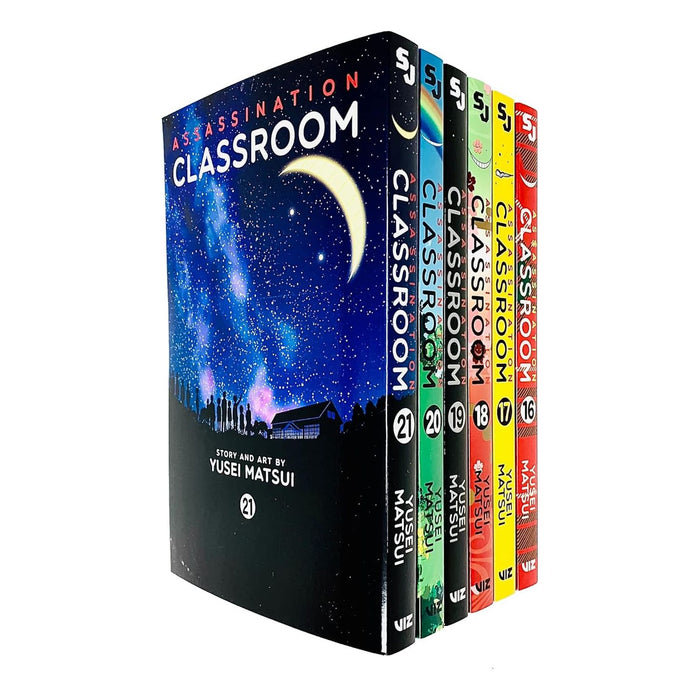 Assassination Classroom Series Vol 16 17 18 19 20 21 Collection 6 Books Set By Yusei Matsui